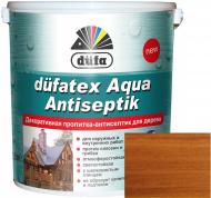 Пропитка Dufa dufatex Aqua Antiseptik тик шелковистый глянец 2,5 л