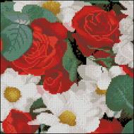Мозаика Strateg Розы и ромашки 30x30 см FZ3030-26