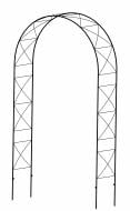 Арка садова Ультра ІКС 2400х1400х400 мм (чорна)