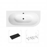 Ванна акриловая Helmken MarbellaLux 12NP606815 169х75 см комплект 3 в 1