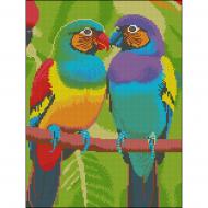 Мозаика Strateg Пара птиц 30x40 см FZ3040-37