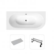 Ванна акриловая Helmken MarbellaLux T3609303K1 169х75 см комплект 3 в 1