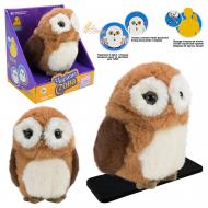 Игрушка мягкая интерактивная Shantou Сова C14101