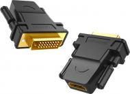 Адаптер UGREEN DVI 24+1 Male to HDMI Female Adapter чорний (20124)