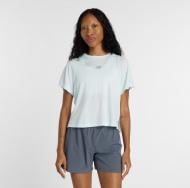 Футболка New Balance Infinity J ersey T –Shirt WT61A31KAAW р.L бирюзовый