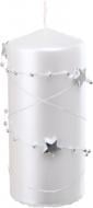 Свеча декоративная Цилиндр гирлянда 60х130 мм айвори 190 г Pako-If