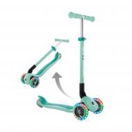 Самокат Globber PRIMO FOLDABLE LIGHTS 3+ мятный 432-206-3