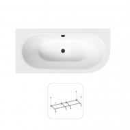 Ванна акриловая Helmken MarbellaLux 697G9894P7 179,5х80 см комплект 2 в 1