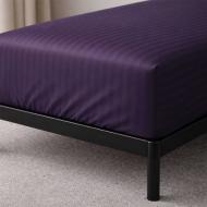 Простынь Сатин Boston Anthracite Stripe 100x200 см серый U-tek Простынь Сатин Boston Anthracite Stripe 100x200 см серый U-tek