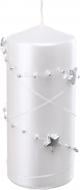 Свеча декоративная Цилиндр гирлянда 60х130 мм белая 190 г Pako-If