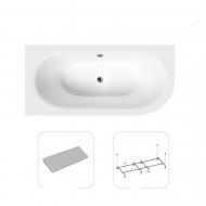 Ванна акриловая Helmken MarbellaLux 7502R694T5 179,5х80 см комплект 3 в 1