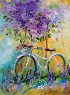 Набор со стразами на подрамнике GoToArt Мой велосипед худож. Дарчук О. 30x40 см 177122