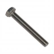 Болт метричний шестигранна голiвка, повна рiзьба, А2 нержавіюча сталь DIN 933 6x45 мм вага Expert Fix