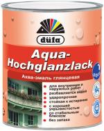 Акваэмаль Dufa Aqua-Hochglanzlack белый глянец 0,75 л