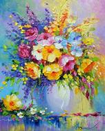 Набор со стразами на подрамнике GoToArt Букет летних полевых цветов худож. Дарчук О. 30x40 см 177128