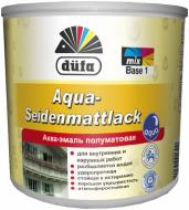 Акваемаль Dufa Aqua-Seidenmattlack білий шовковистий мат 0,75 л