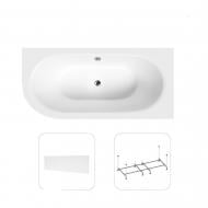 Ванна акриловая Helmken MarbellaLux 63T166Y700 179,5х80 см комплект 3 в 1