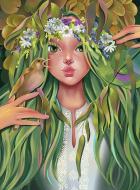 Набор со стразами на подрамнике GoToArt Лесная красавица худож. Ткаченко М. А. 30x40 см 187015