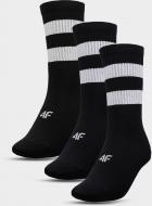 Шкарпетки 4F SOCKS CAS U206 (3PACK) 4FAW23USOCU206-90S р.39-42 чорний 3 пари шт.
