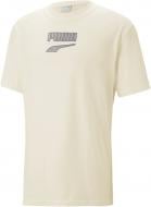Футболка Puma Downtown Logo Tee 53566999 р.S бежевий