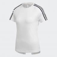 Футболка Adidas W D2M 3S TEE DS8723 р.S белый