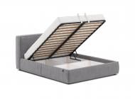 УЦЕНКА! Кровать с подъемным механизмом SOFALINO Morena 160x200 см сірий (УЦ №3328)