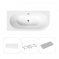 Ванна акриловая Helmken MarbellaLux D8844357N1 179,5х80 см комплект 4 в 1