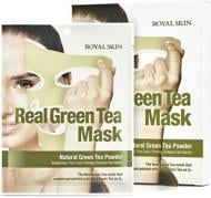 Маска для лица ROYAL SKIN Real С зеленым чаем 25 г 1 шт.