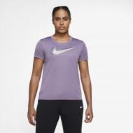Футболка Nike W NK DF SWSH RUN TOP SS DD4898-574 р.M сиреневый Футболка Nike W NK DF SWSH RUN TOP SS DD4898-574 р.M сиреневый