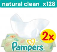 Салфетки Pampers natural clean Ромашка 128 шт.