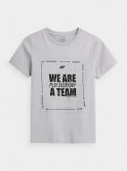 Футболка 4F J4Z21-JTSM213-27S сірий Футболка 4F J4Z21-JTSM213-27S сірий