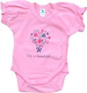Боди детское для девочки Minikin Life is beautiful р.56 розовый 203202
