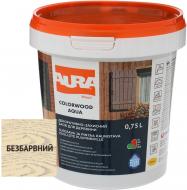 Лазурь Aura® ColorWood Aqua бесцветный полумат 0,75 л Лазурь Aura® ColorWood Aqua бесцветный полумат 0,75 л