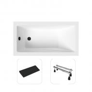 Ванна акриловая Helmken Rivana 0854X333N0 119,5х69,5 см комплект 3 в 1