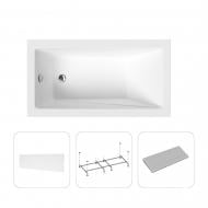 Ванна акриловая Helmken Rivana 89909AD027 119,5х69,5 см комплект 4 в 1