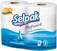 Туалетная бумага Selpak Perfumed Ocean Breeze трехслойная 4 шт.