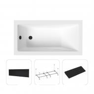 Ванна акриловая Helmken Rivana 65280E35A9 119,5х69,5 см комплект 4 в 1