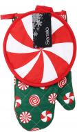 Набір кухонний прихватка і рукавичка Xmas Candy червоний Sensio
