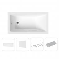 Ванна акриловая Helmken Rivana M328366E89 119,5х69,5 см комплект 5 в 1