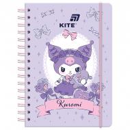 Блокнот KITE Kuromi на спирали А5 80 лист. HK26-190-2