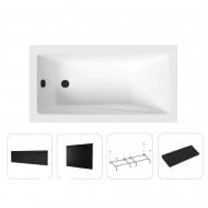 Ванна акриловая Helmken Rivana 7962Y274P0 119,5х69,5 см комплект 5 в 1