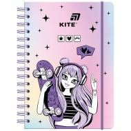 Блокнот KITE Anime Dream на спирали А5 80 лист. K26-190