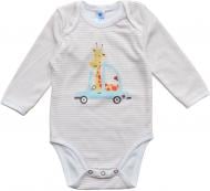 Боди детское для девочки для мальчика унисекс Minikin полоска р.86 молочный 206003