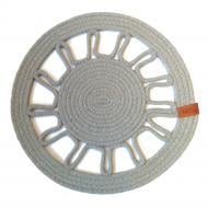 Килимок для сервірування Ambition 35 см, Boho, бавовна, сірий