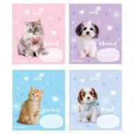 Тетрадь Hello Kitty 12 лист. косая линия R26-235 KITE