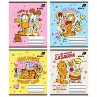 Зошит Garfield 12 арк. коса лінія GF26-235 KITE