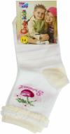 Носки детские для девочек Conte-Kids TIP-TOP 190 р.14 р.14 белый с рисунком