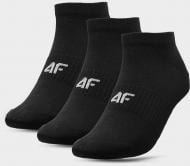 Шкарпетки 4F SOCKS CAS F197 (3PACK) 4FAW23USOCF197-20S р.35-38 чорний 3 пари шт.