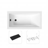 Ванна акриловая Helmken Rivana 0G323K6843 129,5х69,5 см комплект 3 в 1