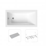 Ванна акриловая Helmken Rivana 0R9069T516 129,5х69,5 см комплект 3 в 1